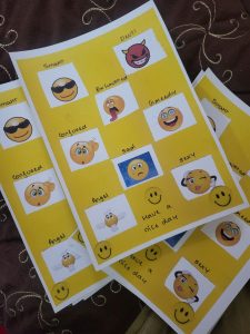 emoji theme kitty party tambola