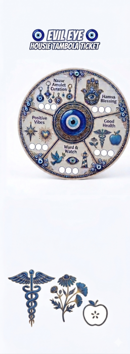 Evil eye theme kitty tambola